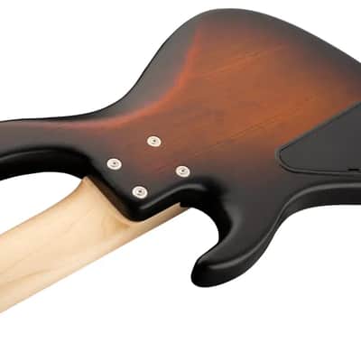 Sadowsky MetroLine 24-Fret Vintage J/J Bass-Swamp Ash Body-5 String-Almond Sunburst Transparent Satin image 6