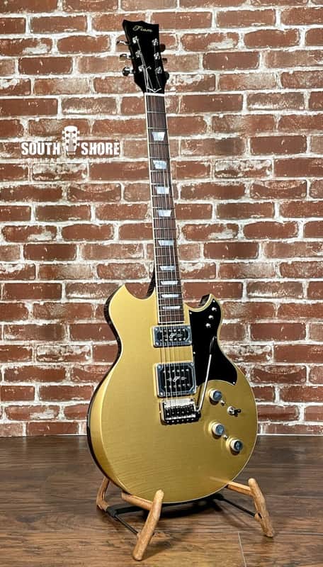 Fiam Guitars Nightingale by Ex Ronin Luthier Izzy Lugo, 2021 Gold/Black NEW (Auhthorized Dealer) image 1