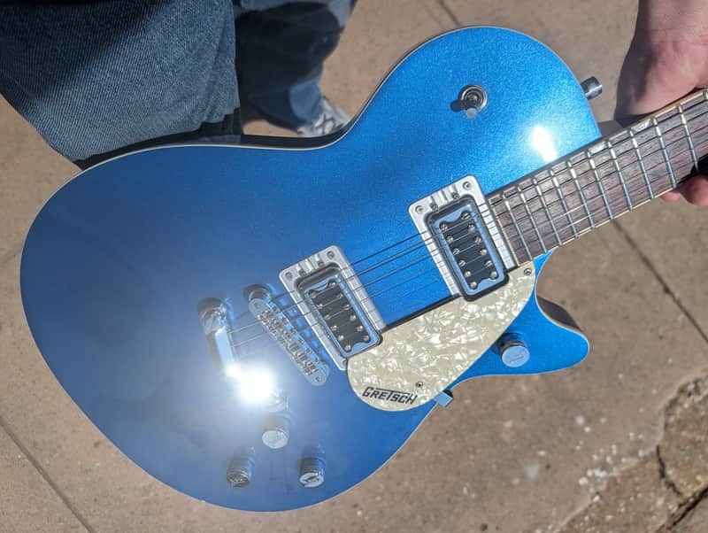 限定18本 Gretsch G5435 Pro Jet 限定カラー ブルー Gretsch G5435 Limited Edition Electromatic Pro Jet with V-Stopbar