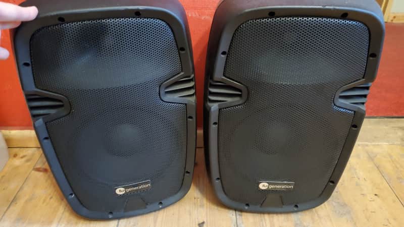 PAIR of 10" PA Speakers - Fun Generation  PL 110 P - 8 ohm 10 inch 120W image 1