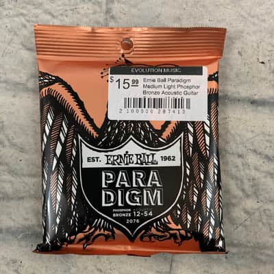 Ernie Ball Paradigm Phosphor Bronze Acoustic Strings 12 - 54 image 1