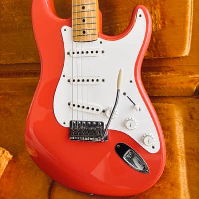 1998 Fender 57 American Vintage Stratocaster Custom Shop Josefina PU, PLEK Fiesta Red AVRI image 8