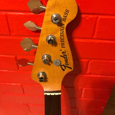 Fender Precision 1973 fretless bass neck, in great shpae! image 10