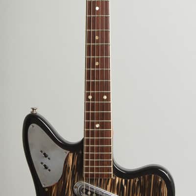 Framus  5/168-52 Strato Deluxe Solid Body Electric Guitar (1965), ser. #33296-65H, black gig bag case. image 8