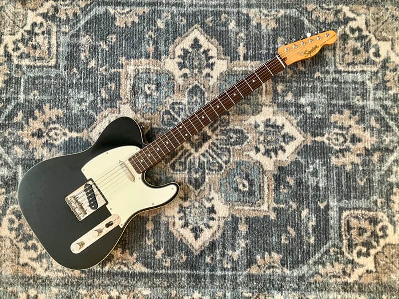 Squier Classic Vibe '60's Custom Telecaster Baritone Guitar 2025 - Black image 1