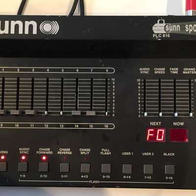 Sunn Fender PLC 816 + 2x PS-1200 1980 Black image 1
