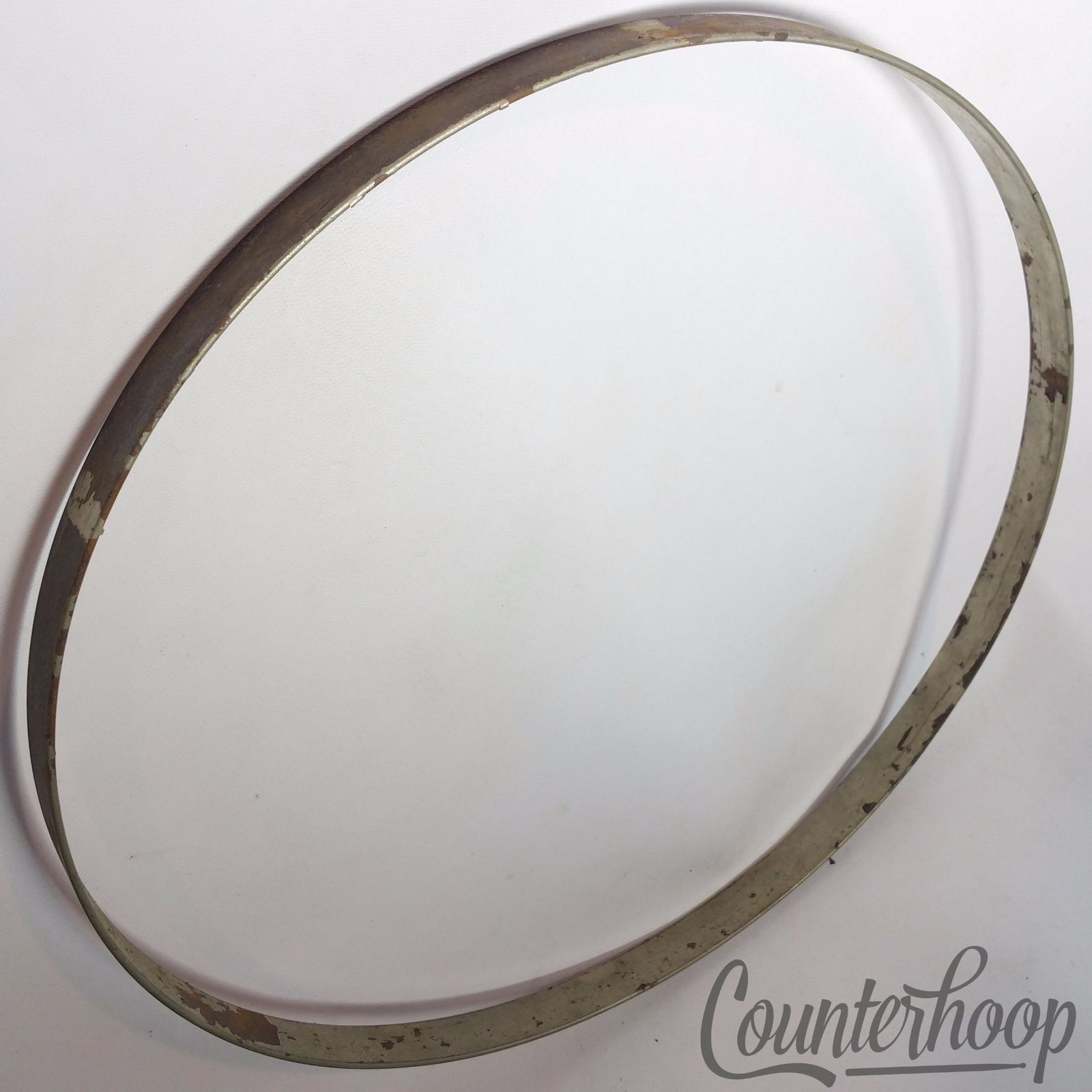 Ludwig&Ludwig 14" Snare Drum Rim/Hoop Nickel Chicago,Il Vintage 20s Chopper USA — main photograph