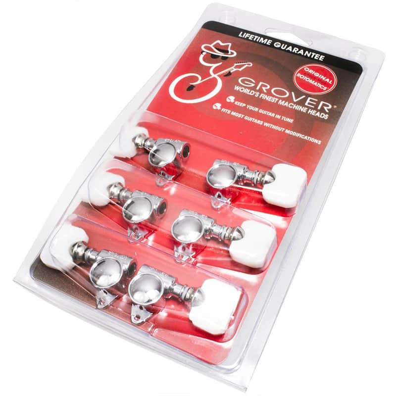 Grover 103C "Milk Bottle" Rotomatic 3x3 Tuners with Pearloid Buttons image 1