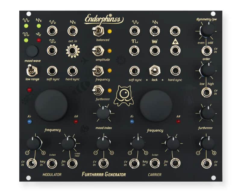Endorphin.es Black Furthrrrr Generator Dual Complex Oscillator image 1