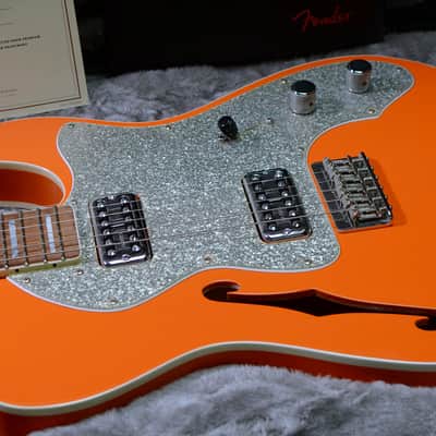 Fender Limited Edition Parallel Universe Series Deluxe Thinline Super Telecaster 2018 - Orange image 6