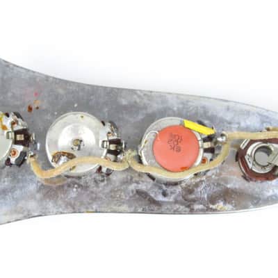 1965 Vintage Fender Jazz Bass CONTROL PLATE L-Series USA 1960s 1970s Pre-CBS image 7