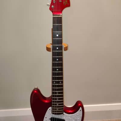 Fender Mustang MG69 Candy Apple Red MIJ Matching Headstock image 3