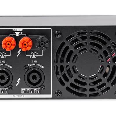 Crown Pro XLi1500 900w 2 Ch DJ/PA Power Amplifier+Dual 15” 3-Way 8-Ohm Speakers image 6