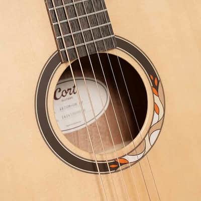 Cort ARIUM-OM Standard Series Sitka Spruce Top Mahogany Neck 6-String Acoustic Guitar image 2
