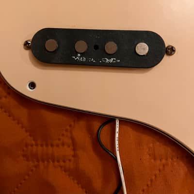 Squier Vista Musicmaster bass pickguard and pickup 1997 image 3