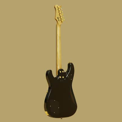 Stagg 30th Anniversary Legacy Mahogany HH Electric Guitar Black – 30TH-LEGACY-BLK image 3