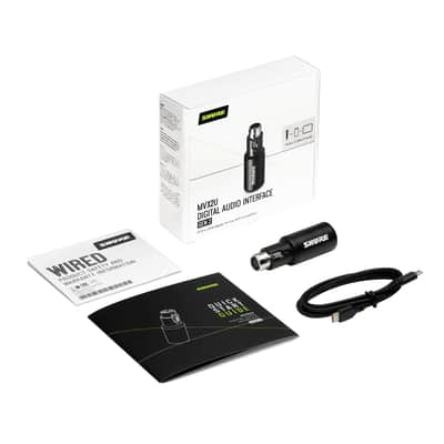Shure MVX2U Gen 2 Single-Channel Digital Audio Interface, XLR to USB image 4
