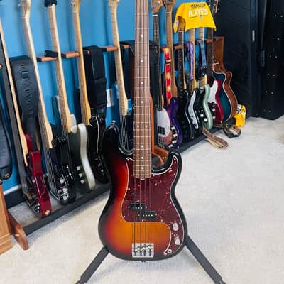Fender American Standard Precision Bass with Rosewood Fretboard 2008 - 2016 - 3-Color Sunburst image 1