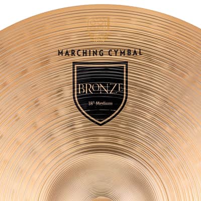 Meinl Student Bronze MA-BZ-18M 18" Marching Cymbals image 2