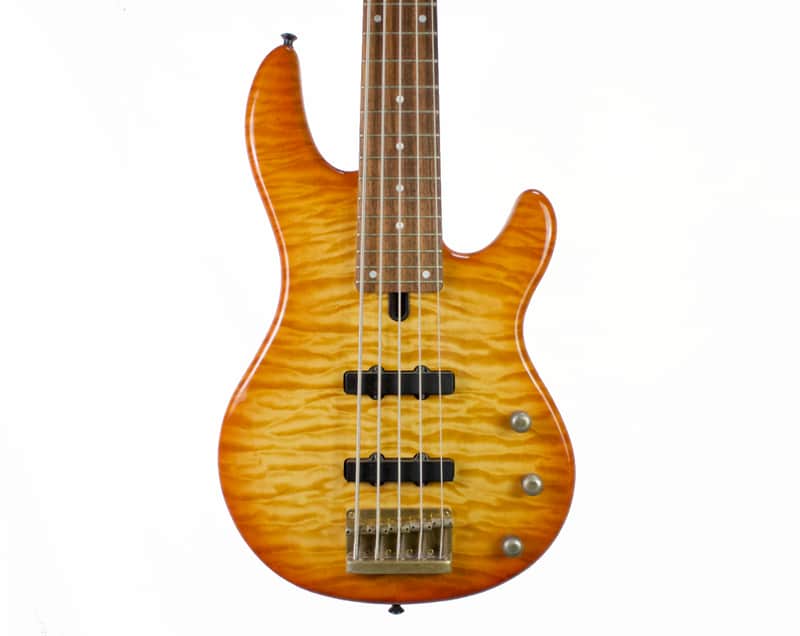 Yamaha BBG5 5-String Electric Bass Guitar 1997 - Sunburst | Reverb