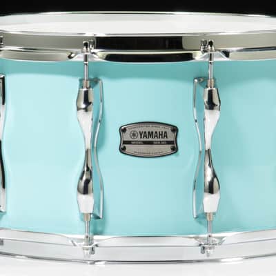 Yamaha Recording Custom 14x8 Snare Drum - Surf Green image 1