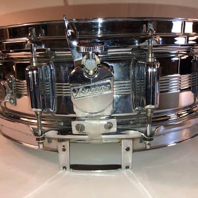 Rogers "Big R" Dyna-Sonic 5x14" Brass Snare Drum 1975 - 1984 - Chrome image 8