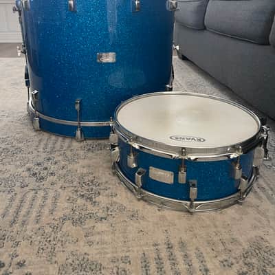 OCDP Custom Drum Set - Blue Glass Sparkle image 2