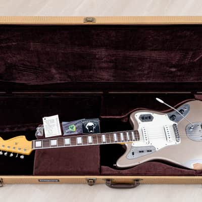 2024 Nash JG-63/BB Offset Electric Guitar Shoreline Gold Medium Aged w/ Blocks + Binding, Lollar, Case & Tags image 13