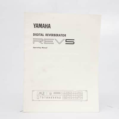 Yamaha Rev 5 Digital Reverberator Operating Manual #53725 image 2
