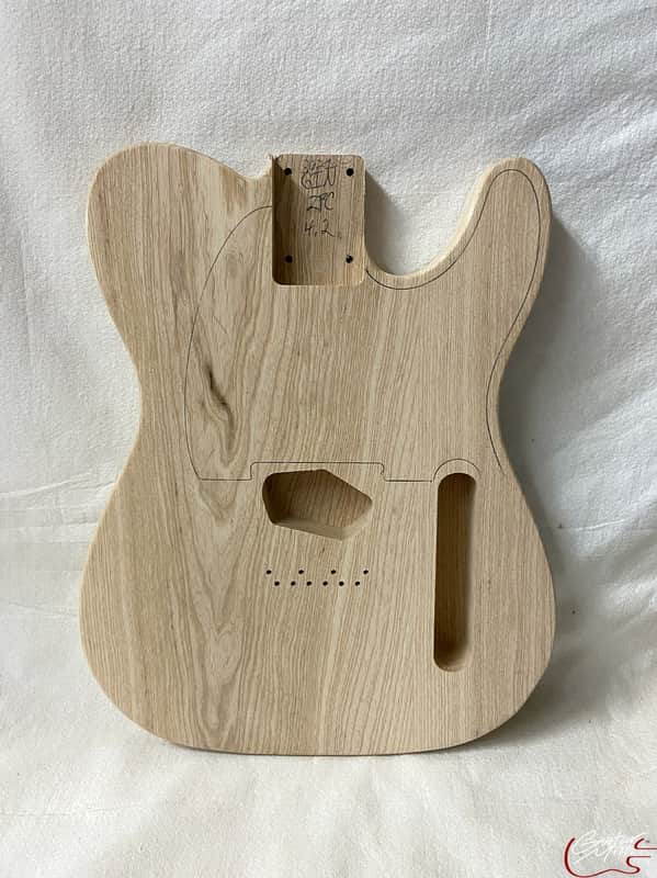 Guitar Mill T-Style Esquire Body / 2 pc. Swamp Ash / 4 lbs. 2 oz. (#GIN-3621) image 1