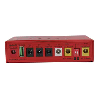 Mosky ISO-6 Guitar Effect Pedal Power Supply 6 Isolated DC Outputs/5V USB Output,price include the import duty for US buyer image 10