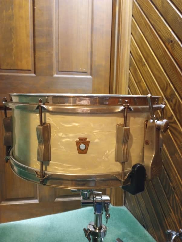 WFL 8 Lug 5.5x14 Snare Drum 1950's - WMP image 1