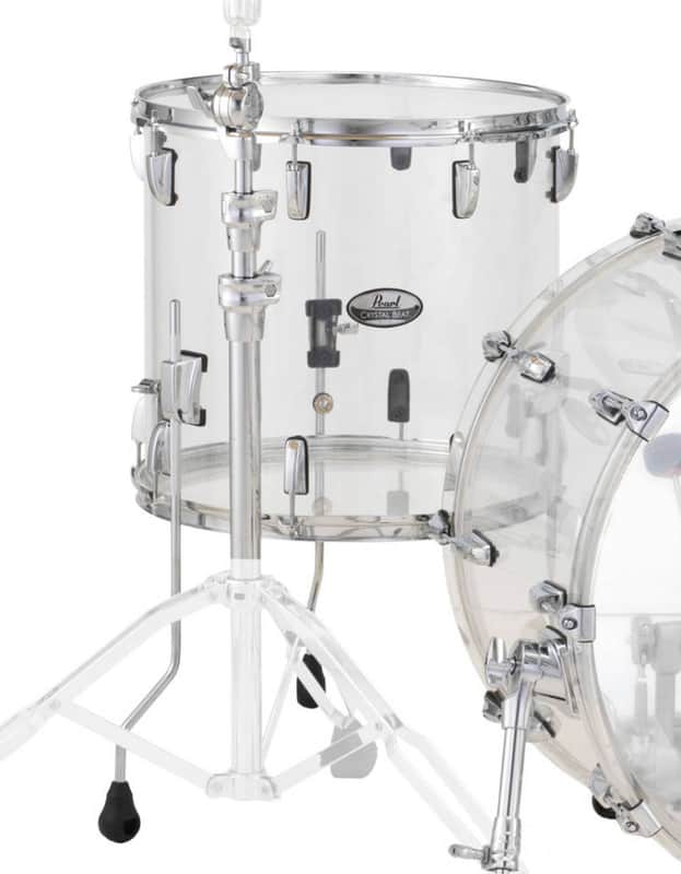 Pearl Crystal Beat Acrylic Floor Tom 16" x 15", Ultra Clear CRB1615FC730 image 1