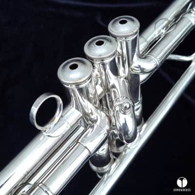 F. Besson pre war 88xxx GRAND PRIX trumpet - silver plated gamonbrass image 24