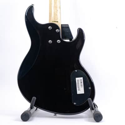 Mid 00’s Samick FM-2 Fairlane Left Handed Bass Guitar w/ Split-Coil Humbucker, Transparent Black Finish image 11