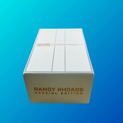 MXR RR104 Randy Rhoads Signature Special Edition Distortion + White and Gold image 4