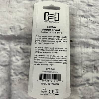 Hosa GPP-146 Guitar Pedal Crank 1/4" Coupler image 2