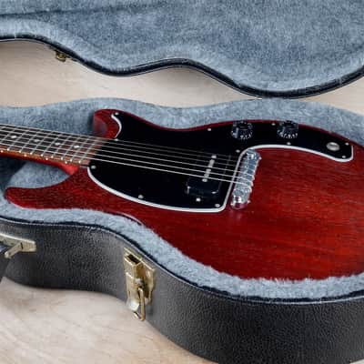 Gibson Les Paul Junior Tribute DC 2019 Worn Cherry w/ Hard Case image 2