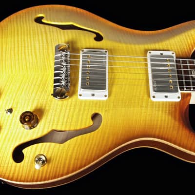 2013 Paul Reed Smith PRS Hollowbody II Artist Package w Piezo Brazilian Livingston Lemondrop image 1
