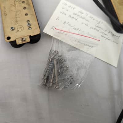 Rugir Pickups 7 String Custom Made in Japan MIJ Neck and Bridge Humbucker - Black image 6