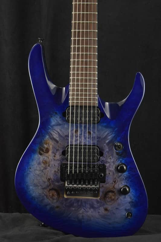 Jackson Pro Series Signature Chris Broderick Soloist 7P Transparent Blue image 1