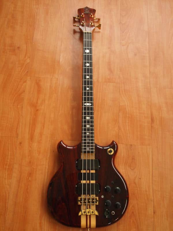 Alembic Series 1 Short Scale 4 string bass 1990 Clear Gloss image 1
