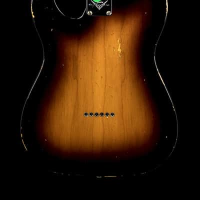 Fender Custom Shop 2018 NAMM LTD Blackguard Thinline Telecaster - Wide Fade 2-Color Sunburst #16139 image 2