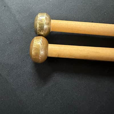 Mike Balter 9B, 5/8-Inch Brass Bell Mallets, 13-1/8" Birch Handle - EXCELLENT #2 image 5