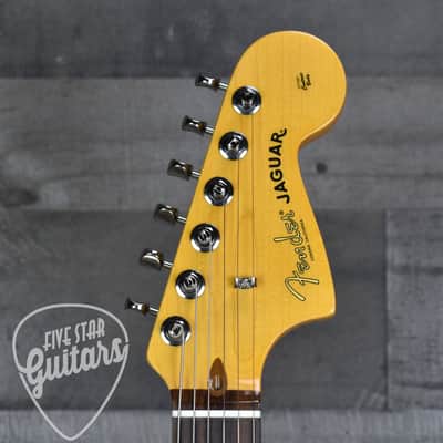 Mint Fender American Professional Classic Jaguar Rosewood Fingerboard Faded Sherwood Green Metallic Included: Deluxe Gig Bag image 5