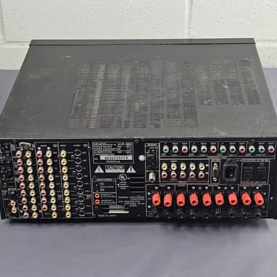 Denon AVR-3805 AV Surround Receiver - 7.1 Channel 120 full-range watts No Remote - Black image 4