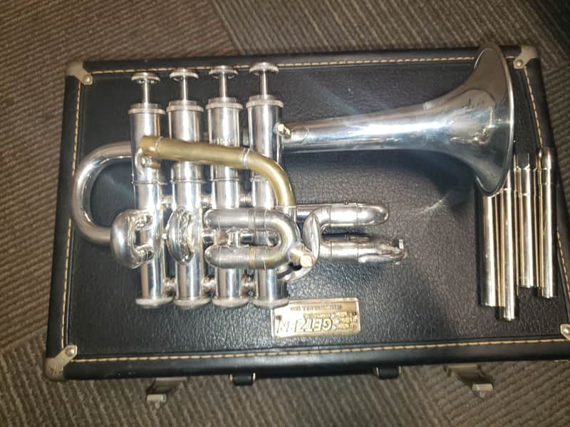 Getzen Eterna 940S Silver 4-Valve Piccolo Trumpet W/ Blackburn Leadpipe & Other Customizations! image 1