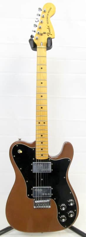 Used Fender Telecaster Deluxe Made in USA 1975 Mocha W/ OHSC VGC image 1