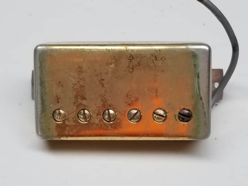 1970s Gibson Pat # Humbucker - Tar Back image 1