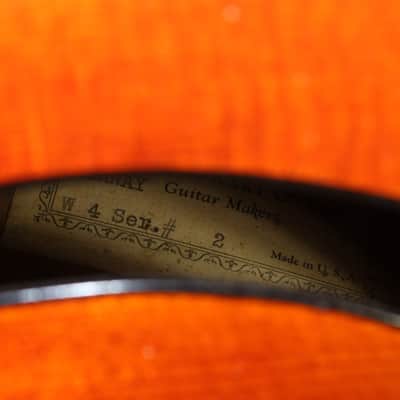 Wilkanowski Airway Arch Top Hollow Body Guitar w/HSC Serial # 2 1930's Sunburst image 24